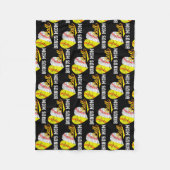 野球ソフトボールハート賞MOM母 フリースブランケット (正面)