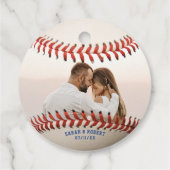 野球ソフトボール夫婦の写真提供 フェイバータグ (裏面)