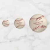 野球ソフトボール少年少女の誕生日パーティー コンフェッティ (正面)