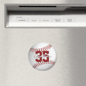 野球ソフトボール少年少女パーソナライズされた マグネット (インサイチュ (食洗機))