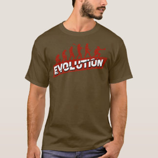 野球ソフトボール捕手進化 Tシャツ