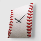 野球ソフトボール スクエア壁時計 (傾斜)