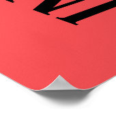 野球タイポグラフィ ポスター (角)