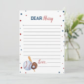 野球タイムカプセルノートメッセージカード サンキューカード (スタンド正面)