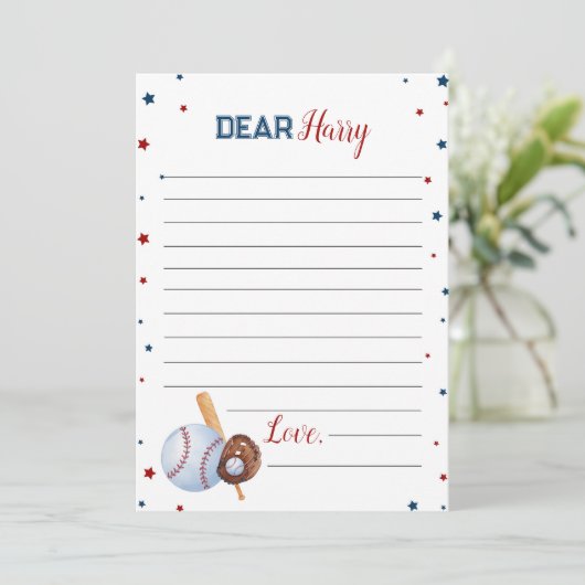 野球タイムカプセルノートメッセージカード サンキューカード (スタンド正面)