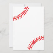 野球ダイヤモンドガールズ最高のフレンドブライダルシャワー 招待状 (裏面)