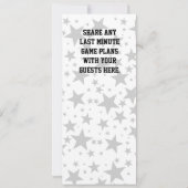 野球チケットスポーツパーティーお祝い誕生日 (裏面)