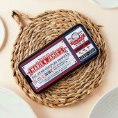 野球チケットパスカップルシャワー招待状 招待状