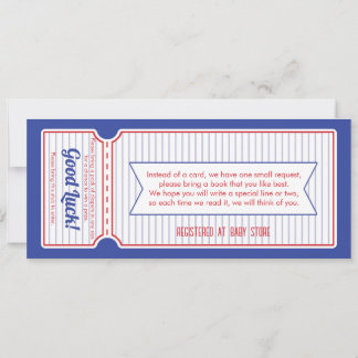 野球チケット招待状 招待状