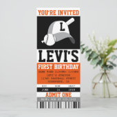 野球チケット招待状 招待状 (スタンド正面)