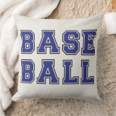 野球チームのナンバーブルー選手 クッション (ブランケット)