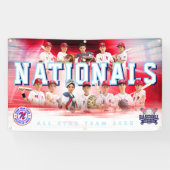 野球チームのバナー – パーソナライズされたおよび編集可能 横断幕 (横)