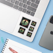 野球チームのモチベーションアップ シール (ノートパソコンとiPhone)