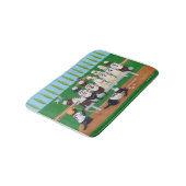 野球チームのラブラドール バスマット (アングル)