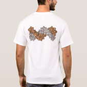 野球チームのワイシャツ-野球DNAの背部 Tシャツ (裏面)