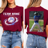 野球チームの選手とファン向けTシャツ Tシャツ
