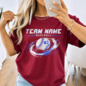 野球チームの選手とファン向けTシャツ Tシャツ