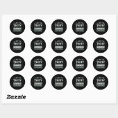 野球チームの選手のための野球ギフトおもしろい ラウンドシール (シート)