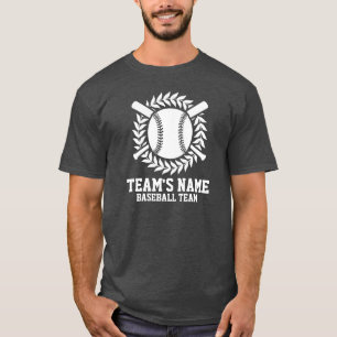野球チームをカスタマイズ Tシャツ