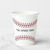 野球チームカッコいい球選手リーグカスタムパーティー 紙コップ (裏面)