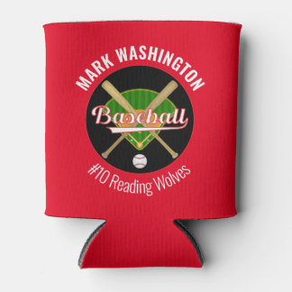 野球チームプレーヤーのクーラーボックス 缶クーラー