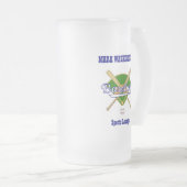 野球チームプレーヤースポーツラウンジソーダ フロストグラスビールジョッキ (正面右)