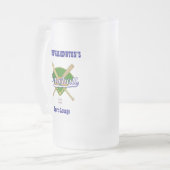 野球チームプレーヤースポーツラウンジソーダ フロストグラスビールジョッキ (正面左)