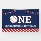 野球チーム風お誕生日パーティー 横断幕 (横)