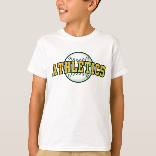 野球チーム アスレチック Tシャツ (正面)
