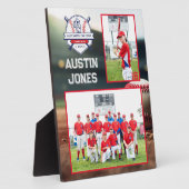 野球チーム |フォトメモリメイト フォトプラーク (側面)