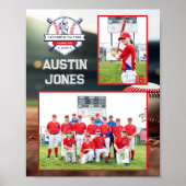 野球チーム |フォトメモリメイト ポスター (正面)