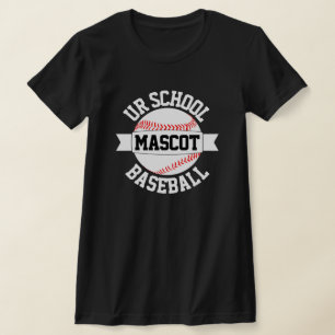 野球チーム/学校名&マスコット女子Tシャツ Tシャツ