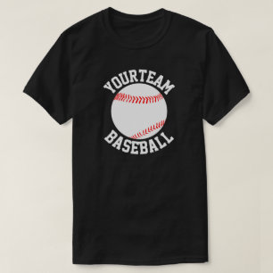 野球チーム、選手、ジャージーナンバーズメンズシャツ Tシャツ