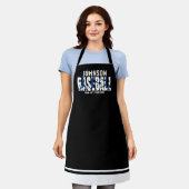 野球チームADD NAMEチャンピオンゲームプレーヤー エプロン (着用した状態)