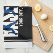 野球チームADD NAMEチャンピオンゲームプレーヤー キッチンタオル (四つ折り)