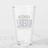 野球チームADD NAMEチャンピオンゲームプレーヤー タンブラーグラス (裏面)