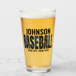 野球チームADD NAMEチャンピオンゲームプレーヤー タンブラーグラス