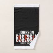 野球チームADD NAMEチャンピオンゲームプレーヤー バスタオルセット (ハンドタオル)