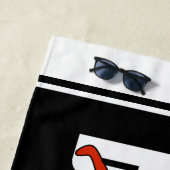 野球チームADD NAMEチャンピオンゲームプレーヤー ビーチタオル (インサイチュ)