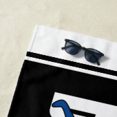 野球チームADD NAMEチャンピオンゲームプレーヤー ビーチタオル (インサイチュ)