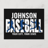 野球チームADD NAMEチャンピオンゲームプレーヤー ポストカード (正面)