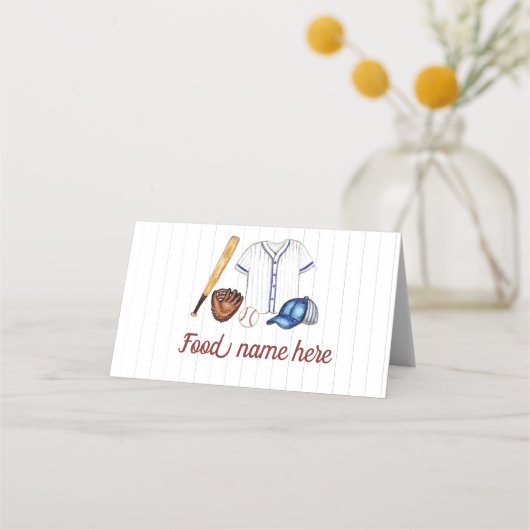 野球テント座席表誕生会 プレイスカード (裏面)