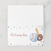 野球テント座席表誕生日ベビーシャワー プレイスカード (外部開封)