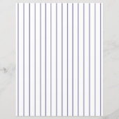 野球テーマのパーティーメニュー (裏面)