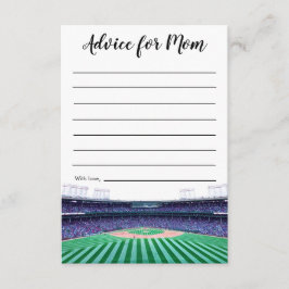 野球テーマアドバイスforママ エンクロージャーカード