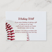 野球テーマウィングウェル結婚ズ エンクロージャーカード (正面)