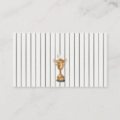 野球テーマホーム走バッフェ座席表 プレイスカード (裏面)