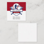 野球テーマユニークスポーツ名刺 スクエア名刺 (正面/裏面)