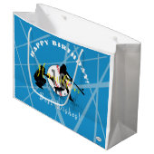 野球テーマ抱き枕HAMbyWG ラージペーパーバッグ (正面アングル)