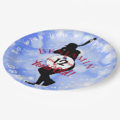 野球テーマ紙プレート誕生日HAMbyWG ペーパープレート (アングル)